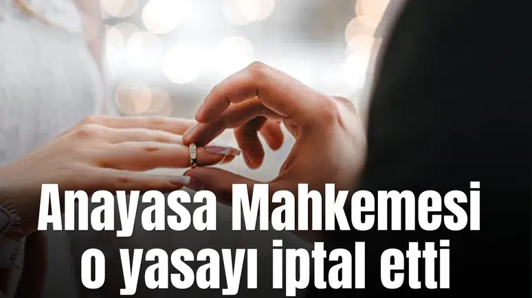 Anayasa Mahkemesi o yasayı iptal etti