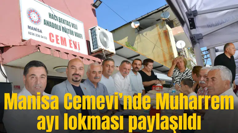 Manisa Cemevi’nde Muharrem ayı lokması paylaşıldı