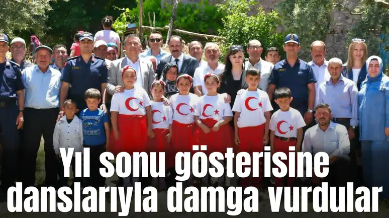 Yıl sonu gösterisine danslarıyla damga vurdular