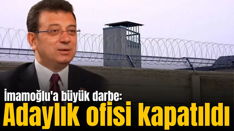 İmamoğlu'a büyük darbe: Adaylık ofisi kapatıldı