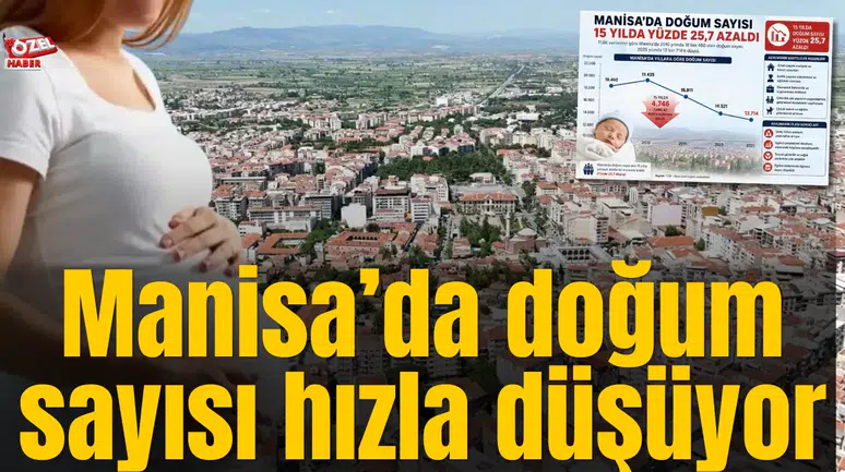 Manisa’da doğum sayısı hızla düşüyor