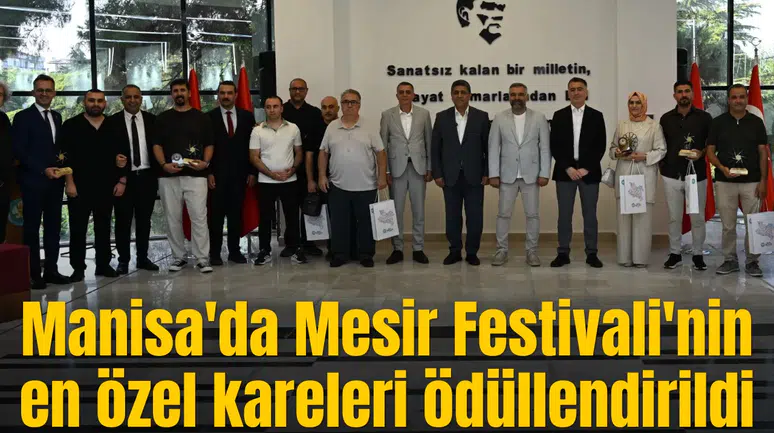 Manisa'da Mesir Festivali'nin en özel kareleri ödüllendirildi