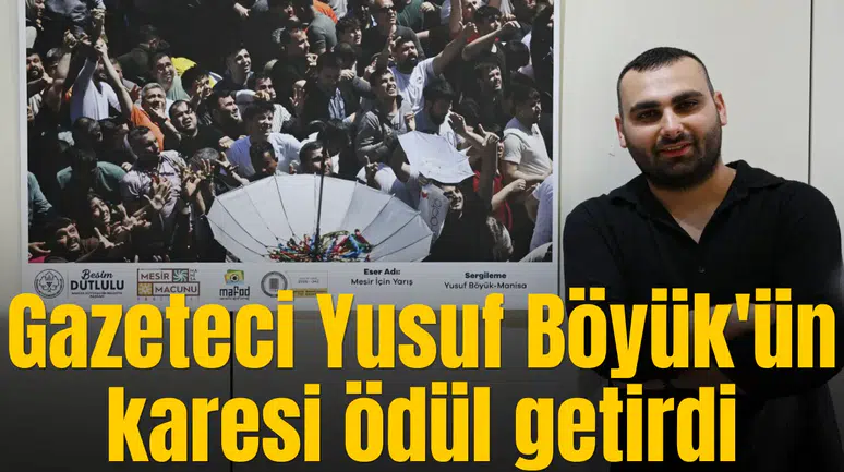 Gazeteci Yusuf Böyük'ün karesi ödül getirdi