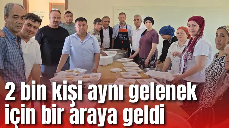 2 bin kişi aynı gelenek için bir araya geldi