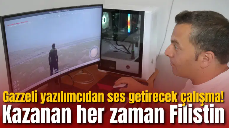 Gazzeli yazılımcıdan ses getirecek çalışma! Kazanan her zaman Filistin