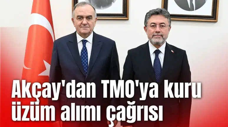 Akçay'dan TMO'ya kuru üzüm alımı çağrısı
