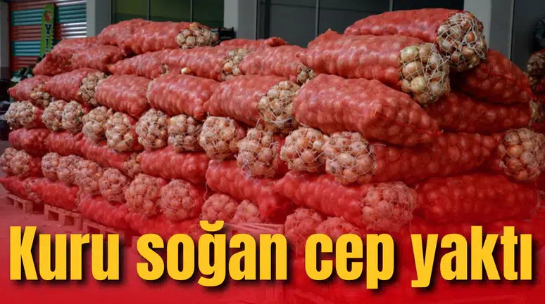 Kuru soğan cep yaktı