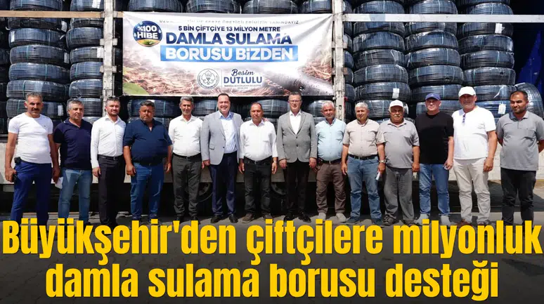 Büyükşehir'den çiftçilere dev detsek