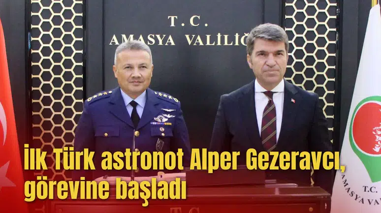 İlk Türk astronot Alper Gezeravcı, görevine başladı