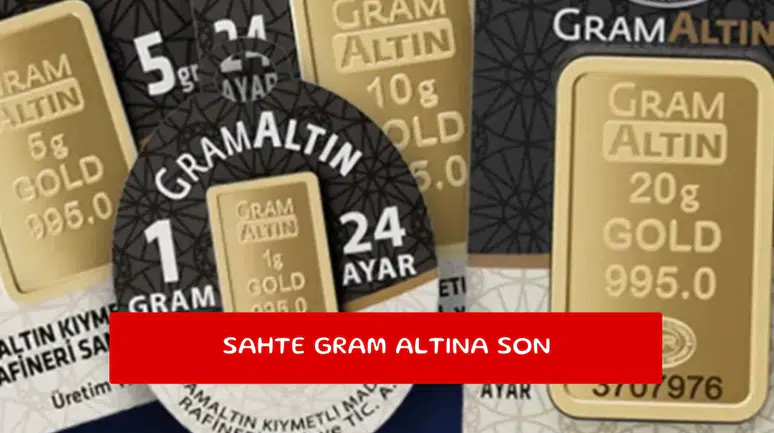Sahte gram altına son