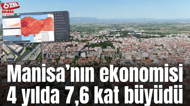 Manisa’nın ekonomisi 4 yılda 7,6 kat büyüdü