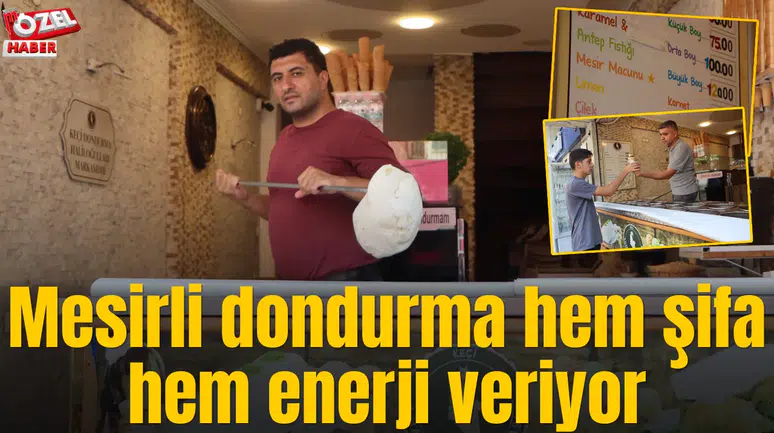 Mesirli dondurma hem şifa hem enerji veriyor