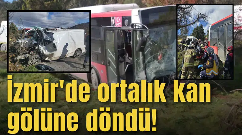 İzmir'de  ortalık kan gölüne döndü!