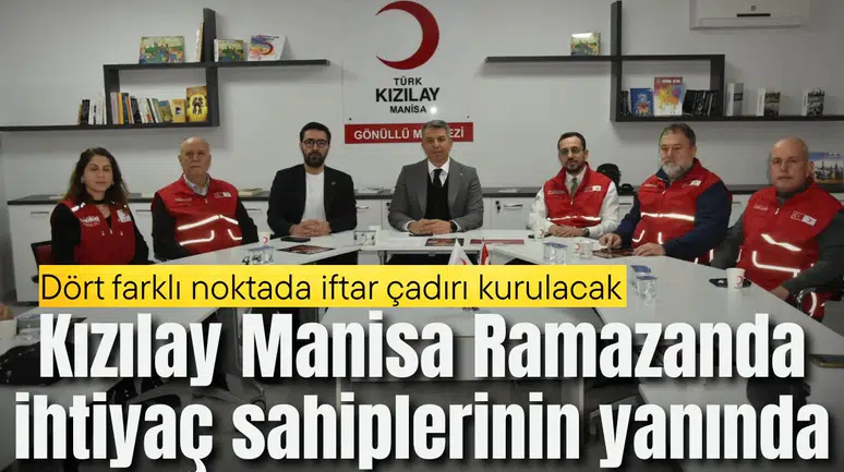 Kızılay Manisa Ramazanda ihtiyaç sahiplerinin yanında