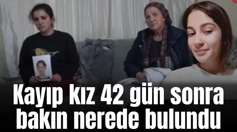 Kayıp kız 42 gün sonra kafede otururken bulundu
