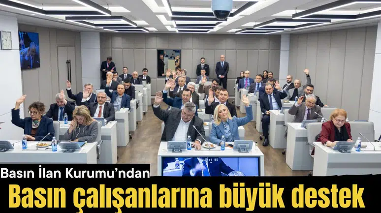 Basın çalışanlarına büyük destek