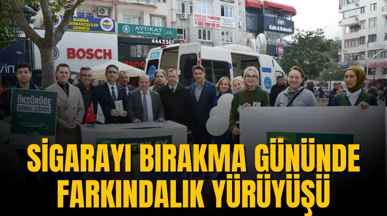 SİGARAYI BIRAKMA GÜNÜNDE FARKINDALIK YÜRÜYÜŞÜ