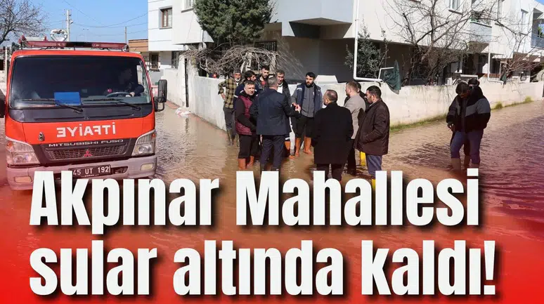 Akpınar Mahallesi sular altında kaldı!
