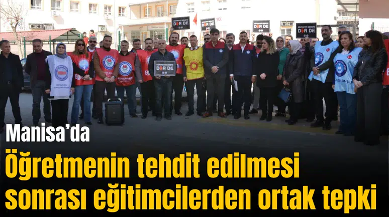 Öğretmenin tehdit edilmesi sonrası eğitimcilerden ortak tepki