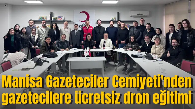 Manisa Gazeteciler Cemiyeti'nden gazetecilere ücretsiz dron eğitimi