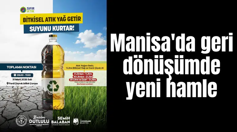 Manisa'da geri dönüşümde yeni hamle