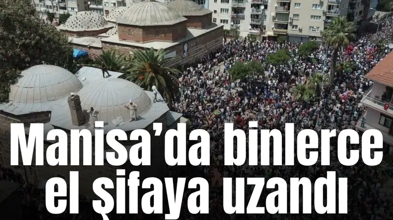 Binlerce el şifaya uzandı  10 ton mesir macunu halka saçıldı