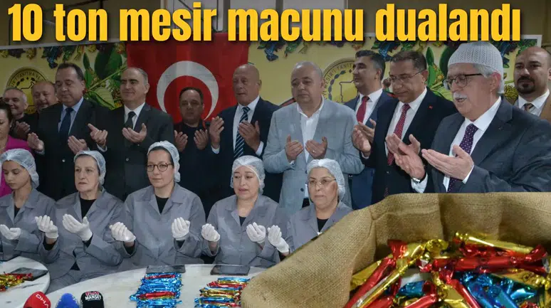 10 ton mesir macunu dualandı