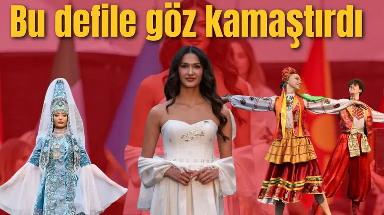 Bu defile göz kamaştırdı