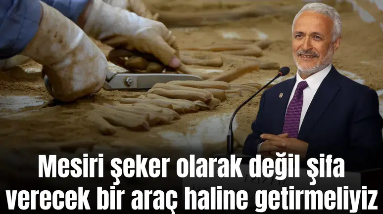 Mesiri şeker olarak değil şifa verecek bir araç haline getirmeliyiz