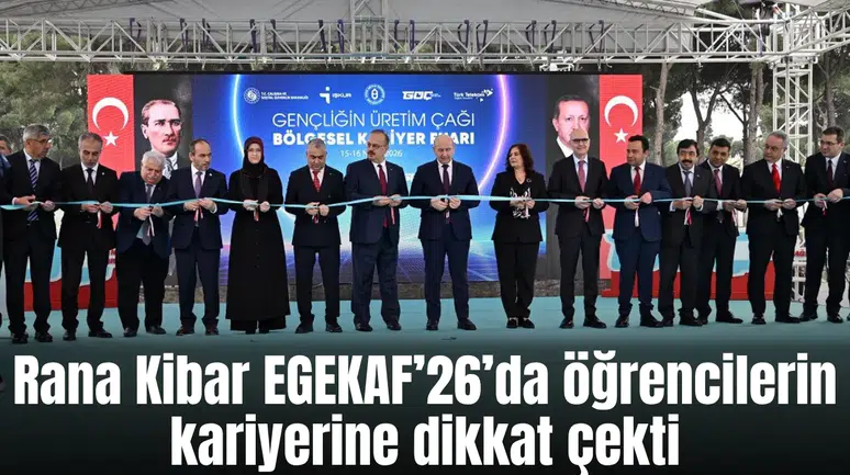 Rana Kibar EGEKAF’26’da öğrencilerin kariyerine dikkat çekti