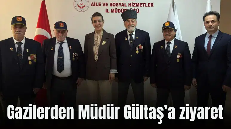 Gazilerden Müdür Gültaş’a ziyaret