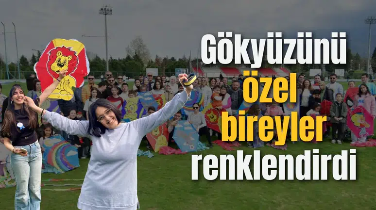 Gökyüzünü özel bireyler renklendirdi