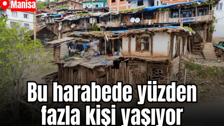 Bu harabede yüzden fazla kişi yaşıyor