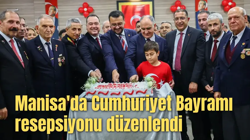 Manisa'da Cumhuriyet Bayramı resepsiyonu düzenlendi