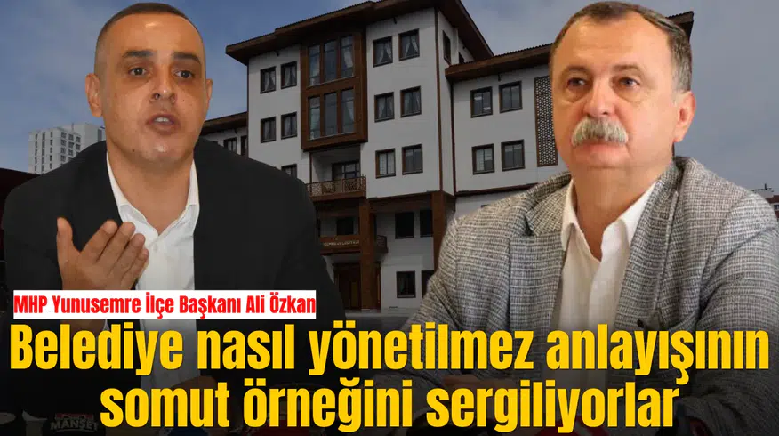 Özkan, “Belediye nasıl yönetilmez anlayışının somut örneğini sergiliyorlar”