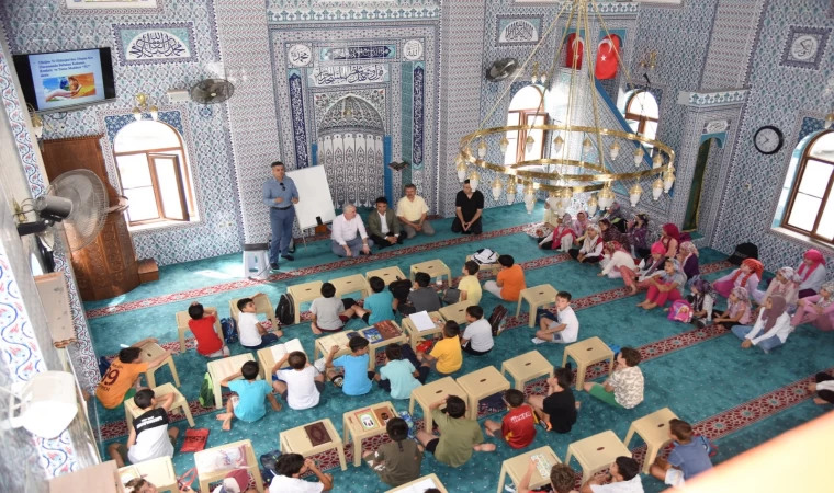 Turgutlu'da Kur'an kursu öğrencilerine su tasarrufu eğitimi