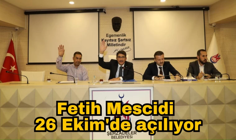 Fetih Mescidi 26 Ekim'de açılıyor