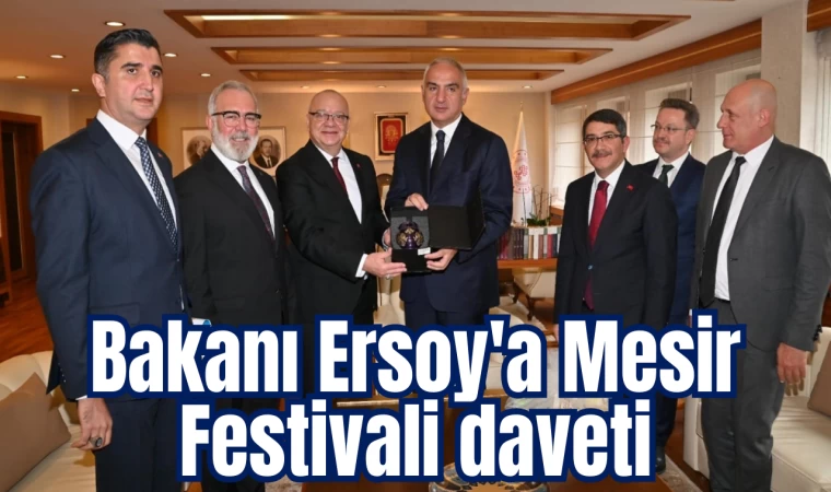 Bakanı Ersoy'a Mesir Festivali daveti