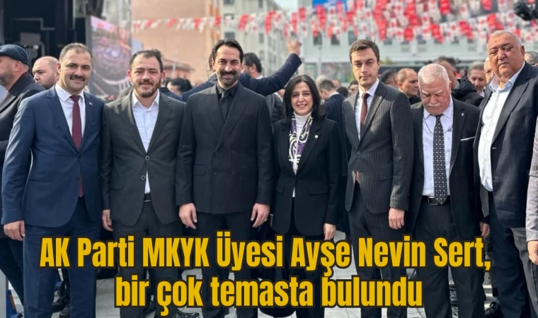 AK Parti MKYK Üyesi Ayşe Nevin Sert, bir çok temasta bulundu