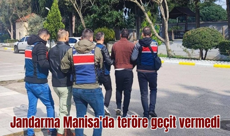 Jandarma Manisa'da teröre geçit vermedi