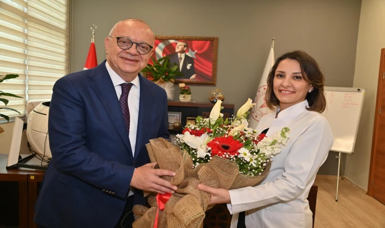 Başkan Ergün, 14 Mart Tıp Bayramı için ziyaretlerde bulundu