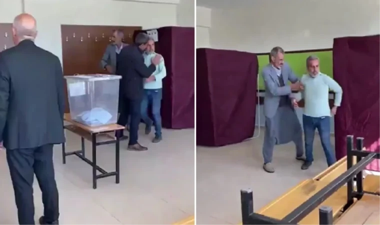 Blok oy kullanmak isteyen şahsa itiraz eden avukat darp edildi