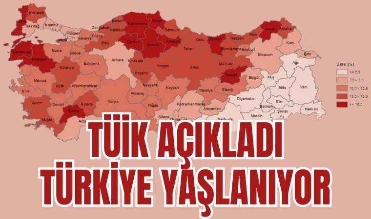 TÜRKİYE YAŞLANIYOR: Türkiye’de yaşlı nüfus 8 milyon 722 bin 806 kişi oldu 