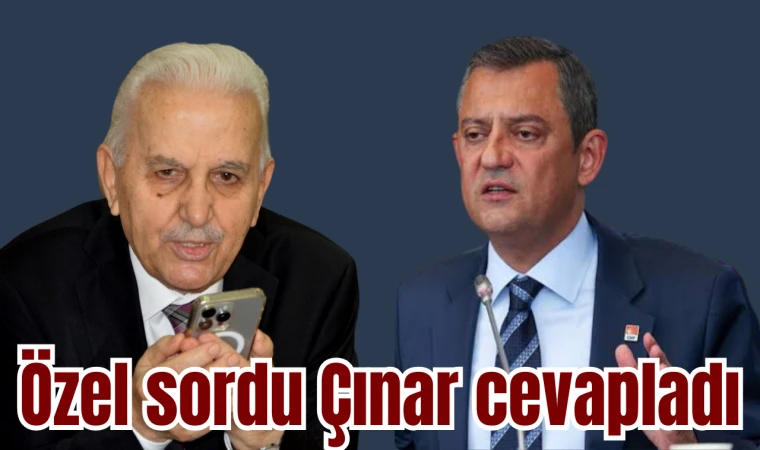 Başkan Çınar artırılan faiz oranlarını açıkladığı sırada CHP lideri Özgür Özel aradı 