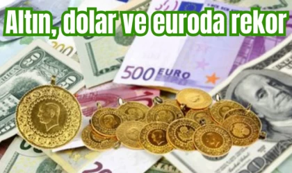 Altın, dolar ve euroda rekor