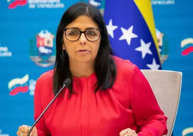 Venezuela Devlet Başkanı Yardımcısı Delcy Rodriguez.