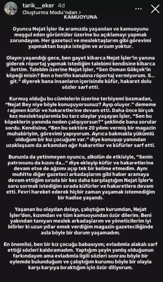 Nejat İşler'e kafa atan muhabirin akıbeti belli oldu