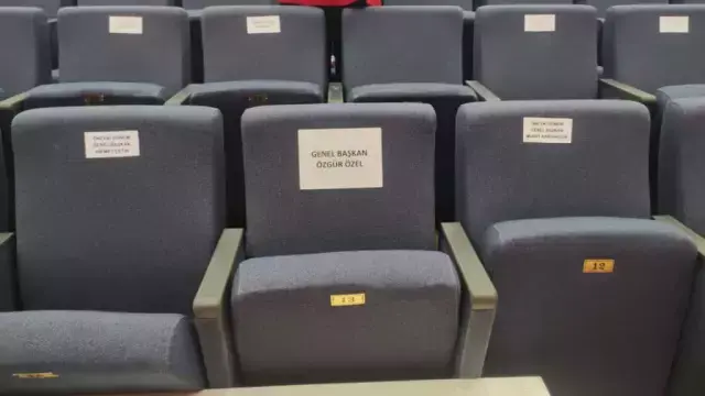 CHP'nin 22. Olağanüstü Kurultayı başladı! Tek aday Özgür Özel, Kılıçdaroğlu için koltuk ayrılmadı