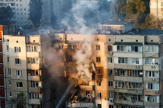 Savaşta bir ilk! Ukrayna hükümetinin ana binası dronlarla vuruldu