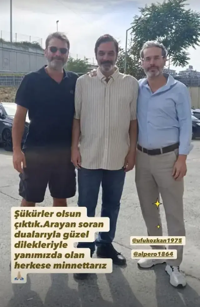 Ufuk Özkan taburcu oldu! Hastane çıkışı ilk fotoğraf